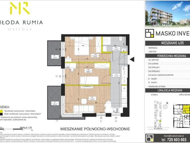 Mieszkanie 51,7m²