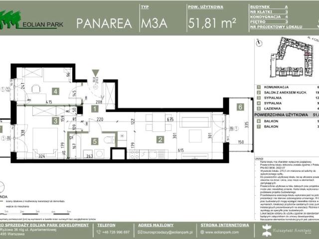 Mieszkanie 51,8m²