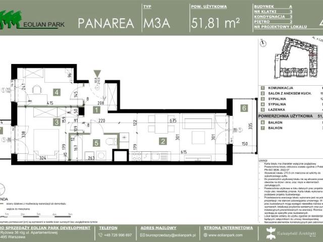 Mieszkanie 51,8m²
