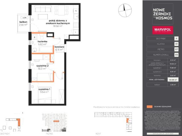 Mieszkanie 51m²
