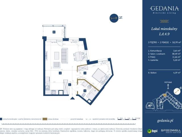 Mieszkanie 51m²