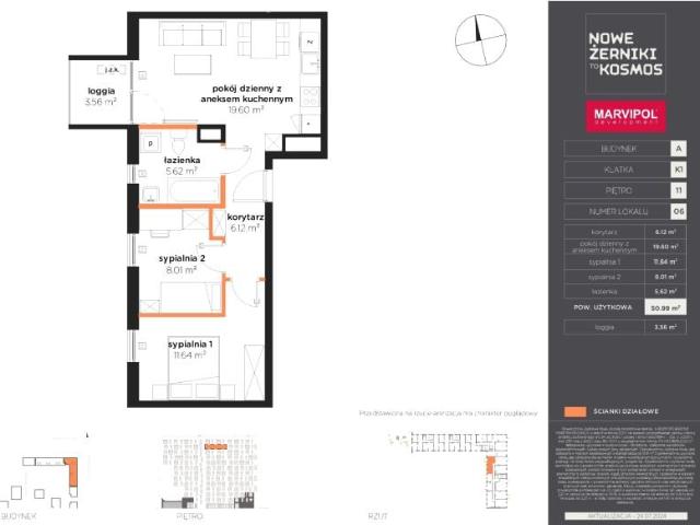 Mieszkanie 51m²