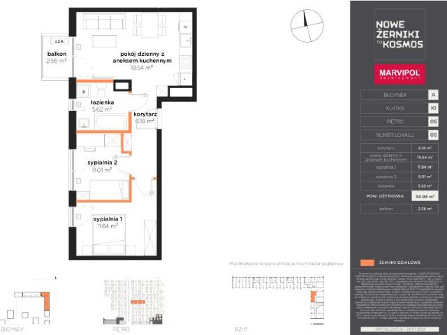 Mieszkanie 51m²