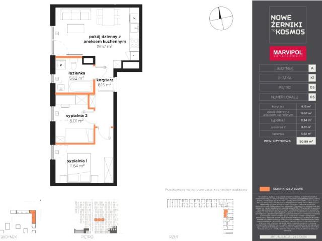 Mieszkanie 51m²