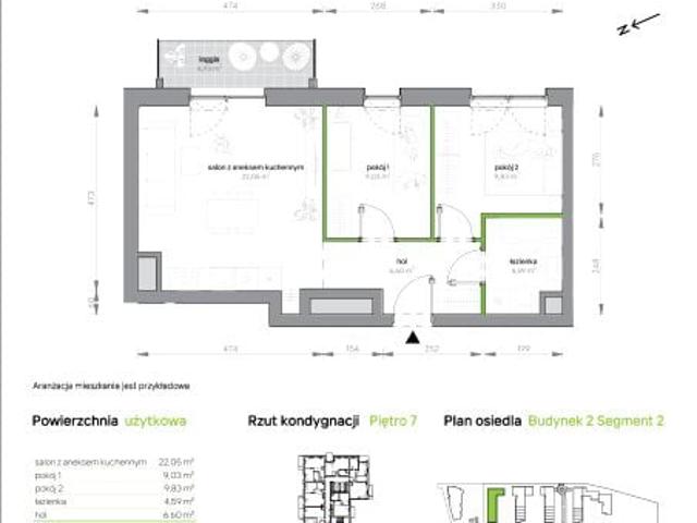 Mieszkanie 52,1m²