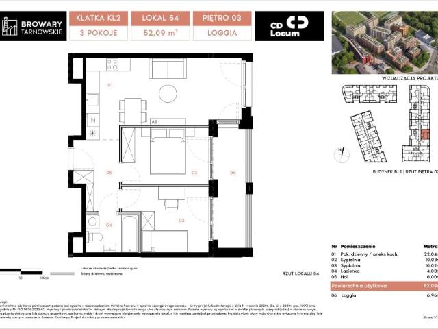 Mieszkanie 52,1m²