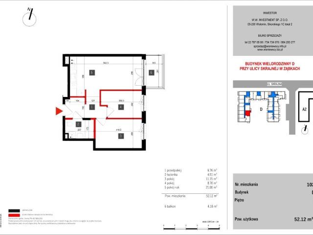 Mieszkanie 52,1m²