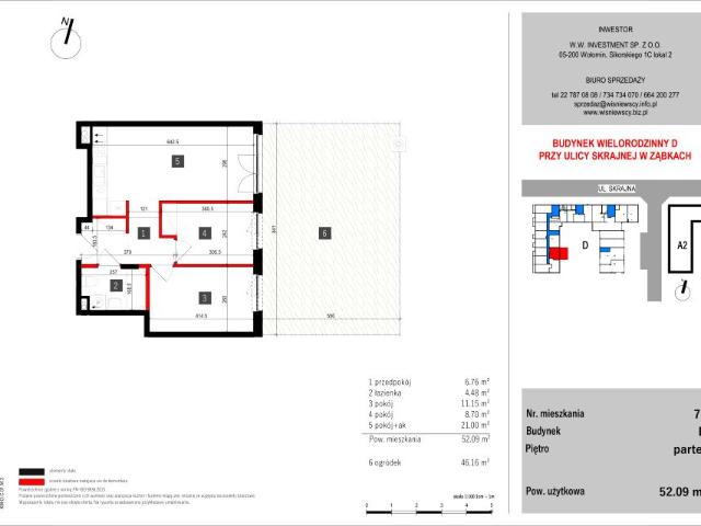 Mieszkanie 52,1m²