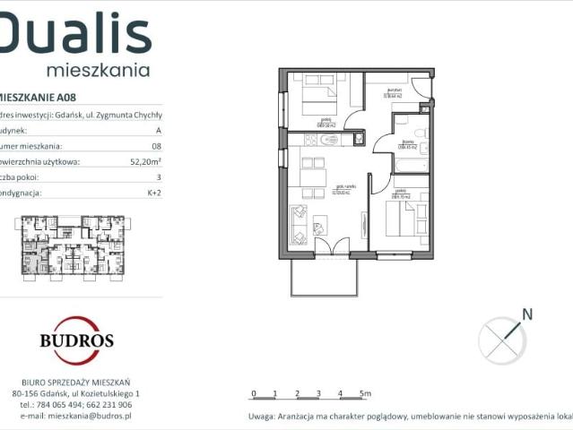 Mieszkanie 52,2m²