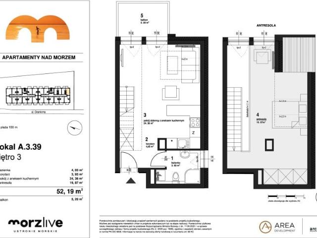 Mieszkanie 52,2m²