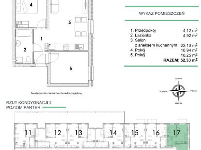 Mieszkanie 52,3m²