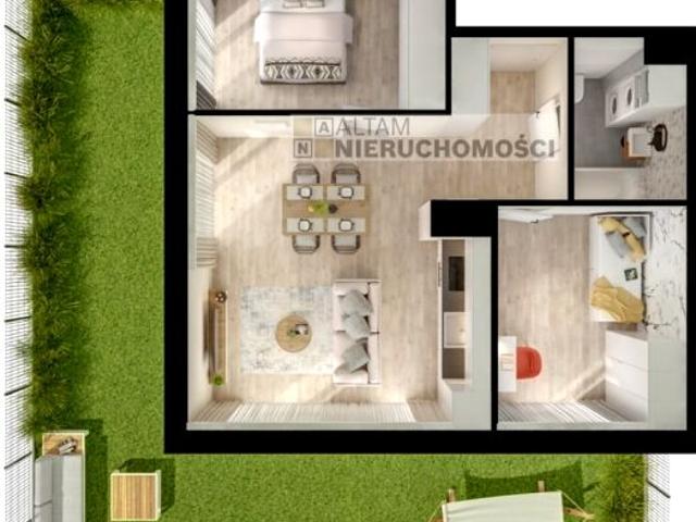 Mieszkanie 52,60 m², Kraków