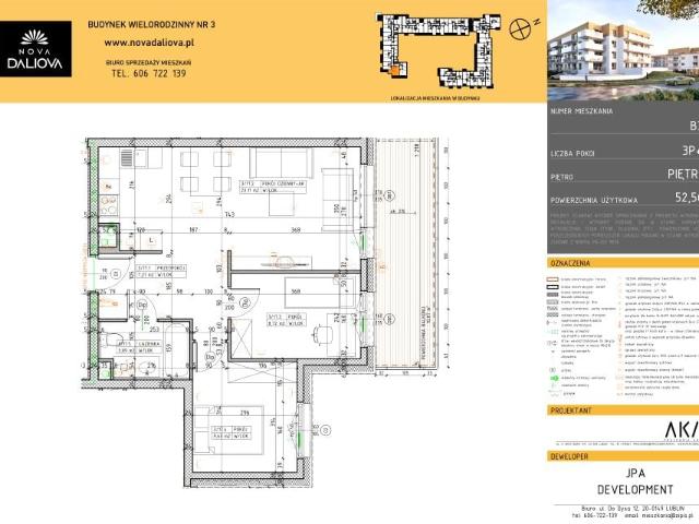 Mieszkanie 52,6m²