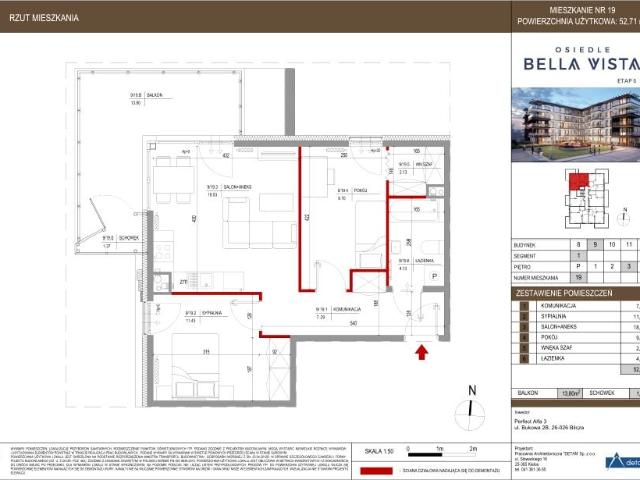 Mieszkanie 52,7m²