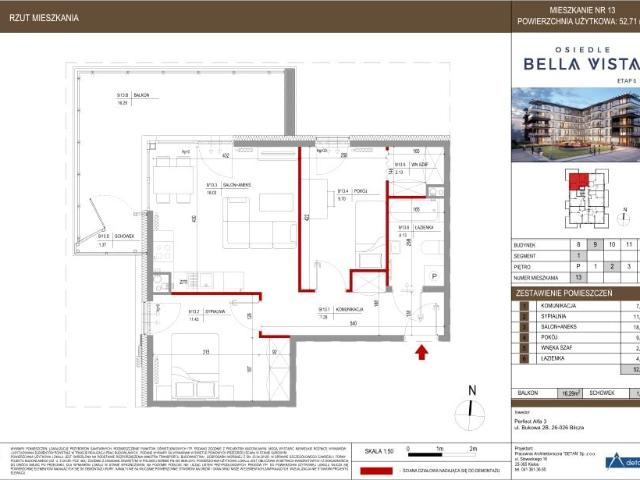 Mieszkanie 52,7m²