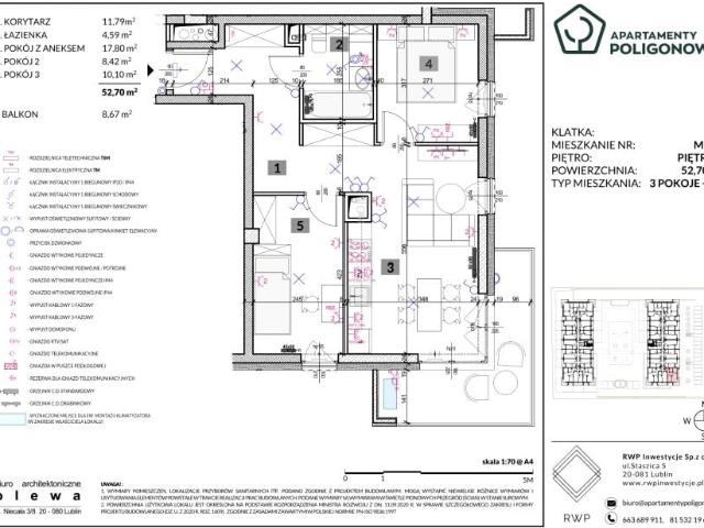 Mieszkanie 52,7m²
