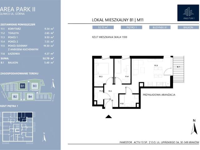 Mieszkanie 52,7m²