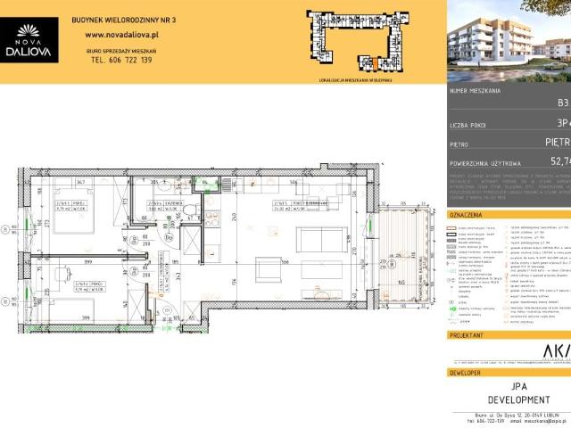 Mieszkanie 52,7m²