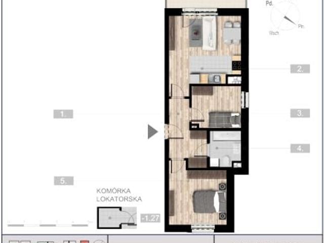 Mieszkanie 52,8m²