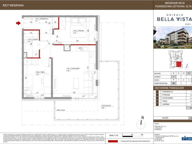 Mieszkanie 52,8m²