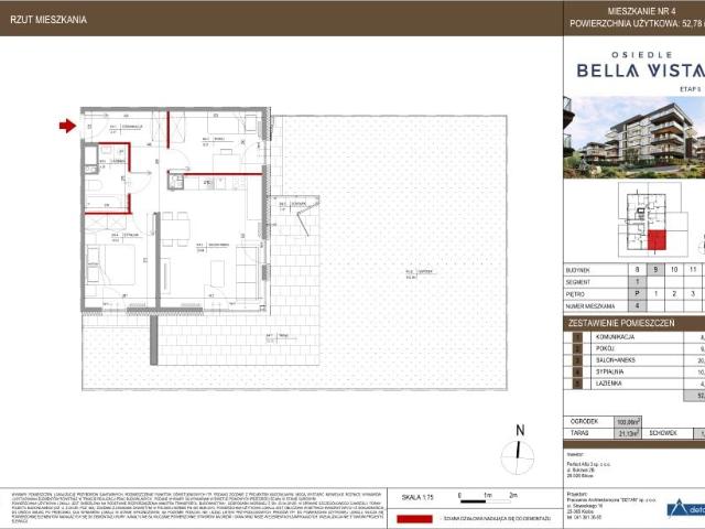 Mieszkanie 52,8m²