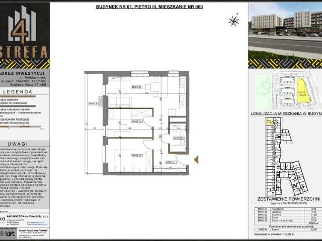 Mieszkanie 52,9m²
