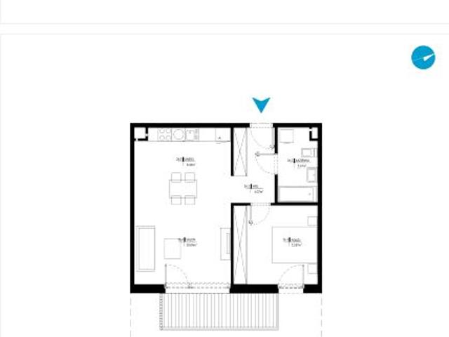 Mieszkanie 52,9m²