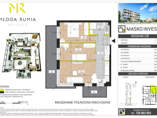 Mieszkanie 52m²