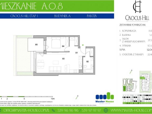 Mieszkanie 52m²