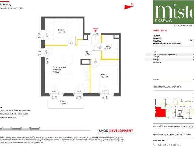 Mieszkanie 52m²