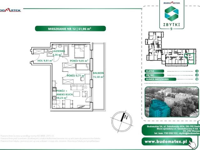 Mieszkanie 52m²