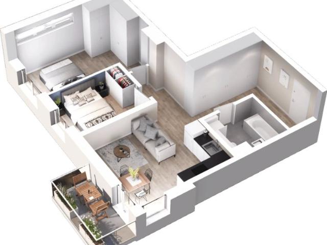 Mieszkanie 52m²
