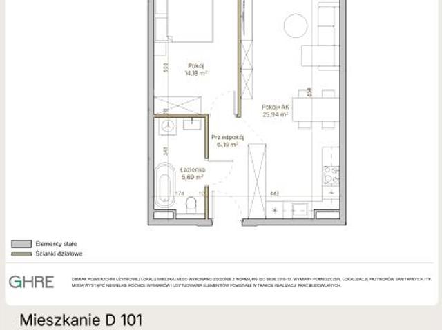 Mieszkanie 52m²