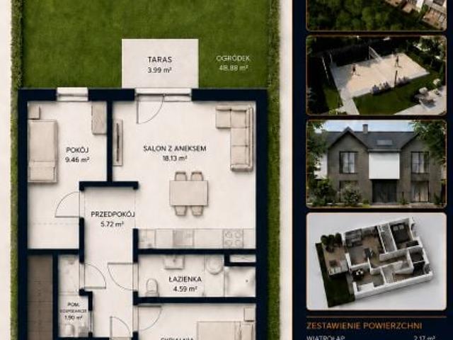 Mieszkanie 52m²
