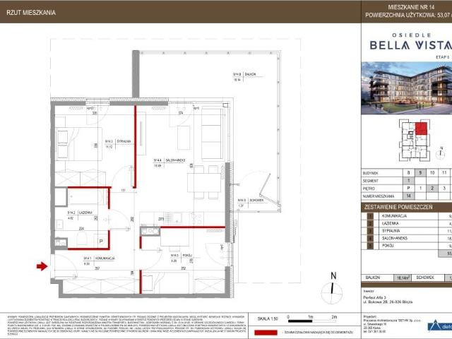 Mieszkanie 53,1m²