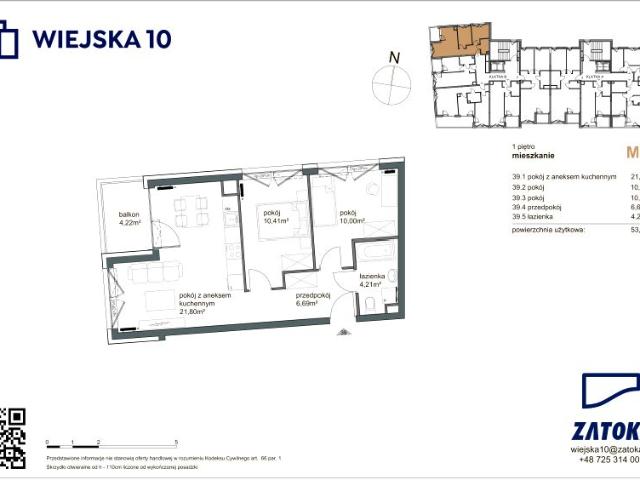 Mieszkanie 53,1m²