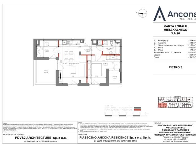 Mieszkanie 53,1m²