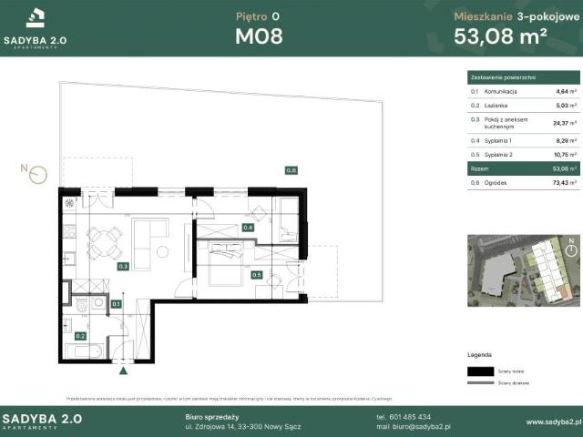Mieszkanie 53,1m²
