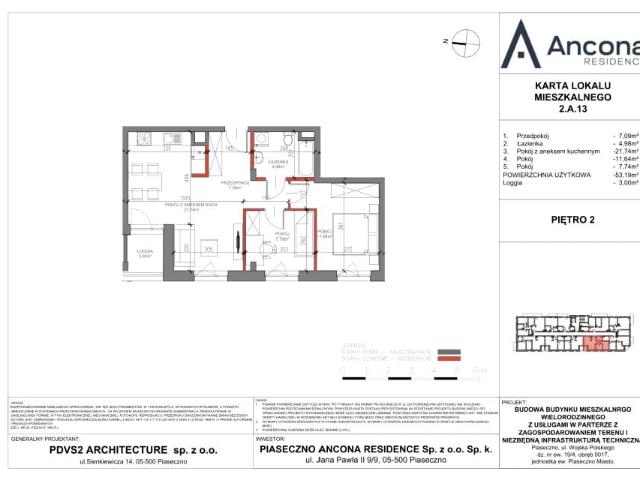 Mieszkanie 53,2m²