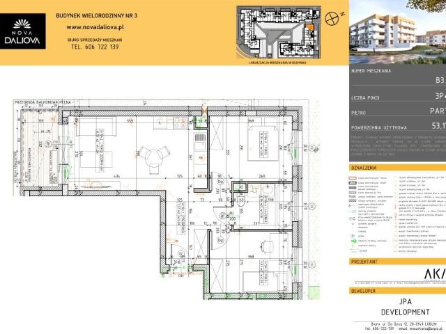 Mieszkanie 53,2m²