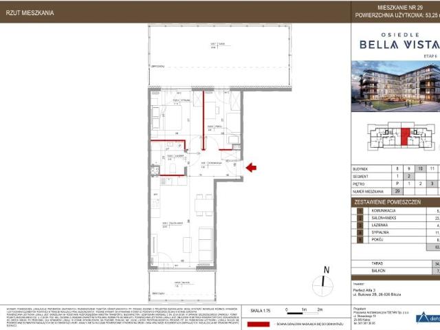 Mieszkanie 53,3m²
