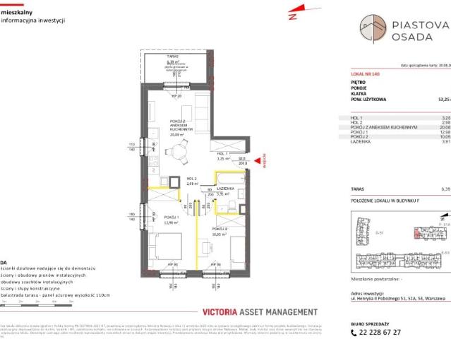 Mieszkanie 53,3m²