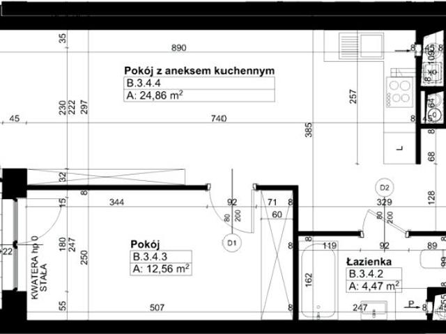 Mieszkanie 53,3m²