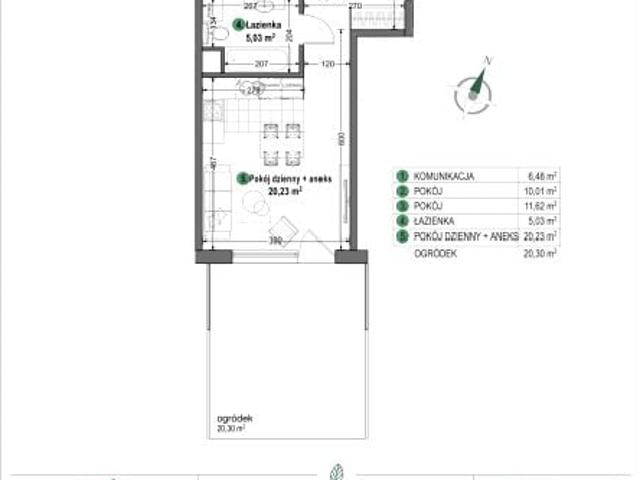 Mieszkanie 53,4m²