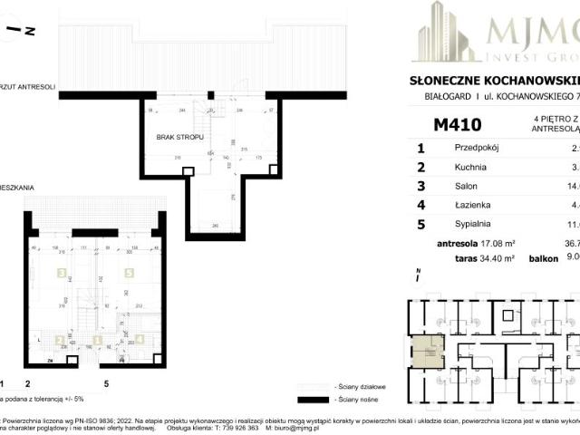 Mieszkanie 53,8m²