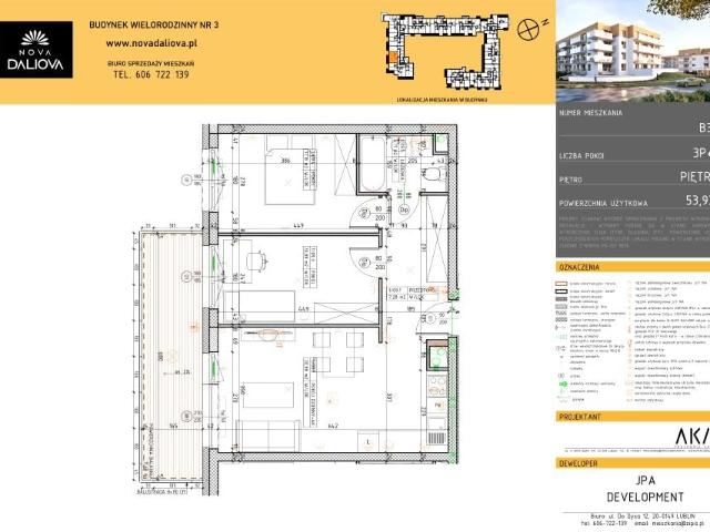 Mieszkanie 53,9m²