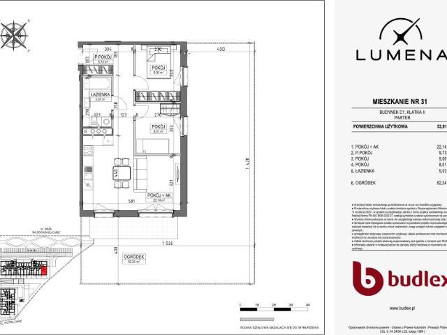 Mieszkanie 53,9m²