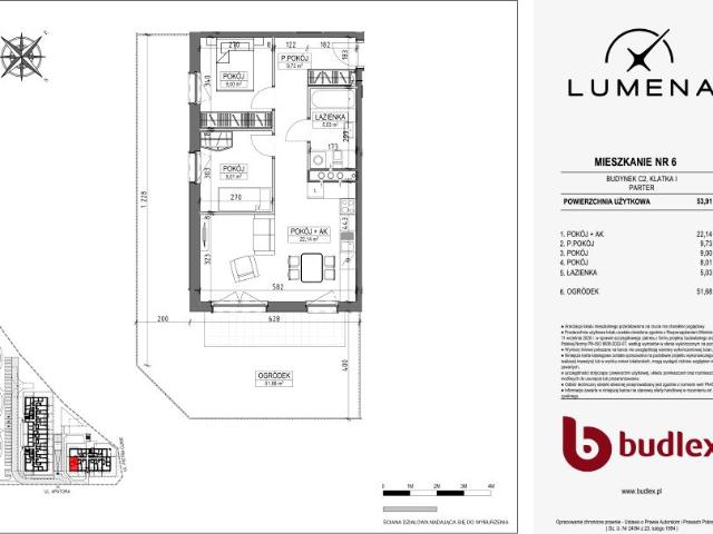 Mieszkanie 53,9m²