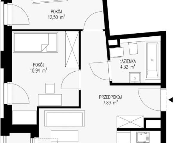 Mieszkanie 53,9m²