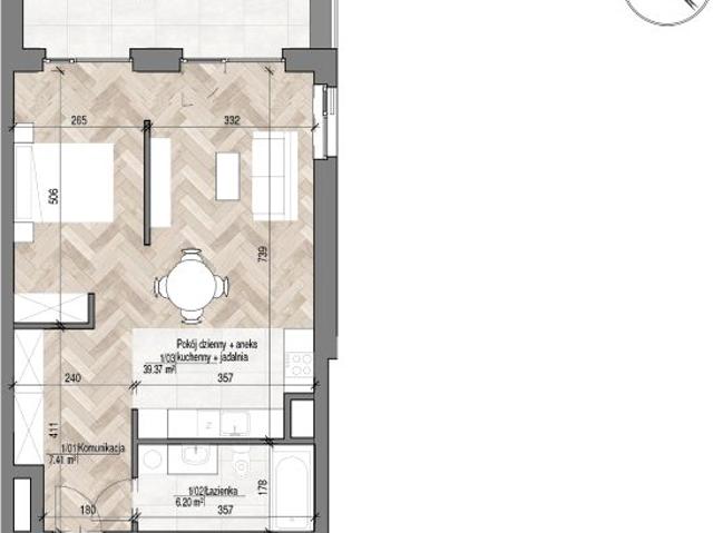 Mieszkanie 53m²